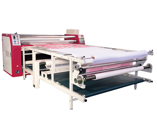 豪華滿油型滾筒印花機(jī)，成衣印花機(jī)